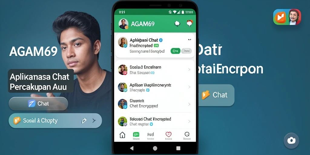 Antarmuka AGAM69 yang nyaman digunakan untuk chatting aman.