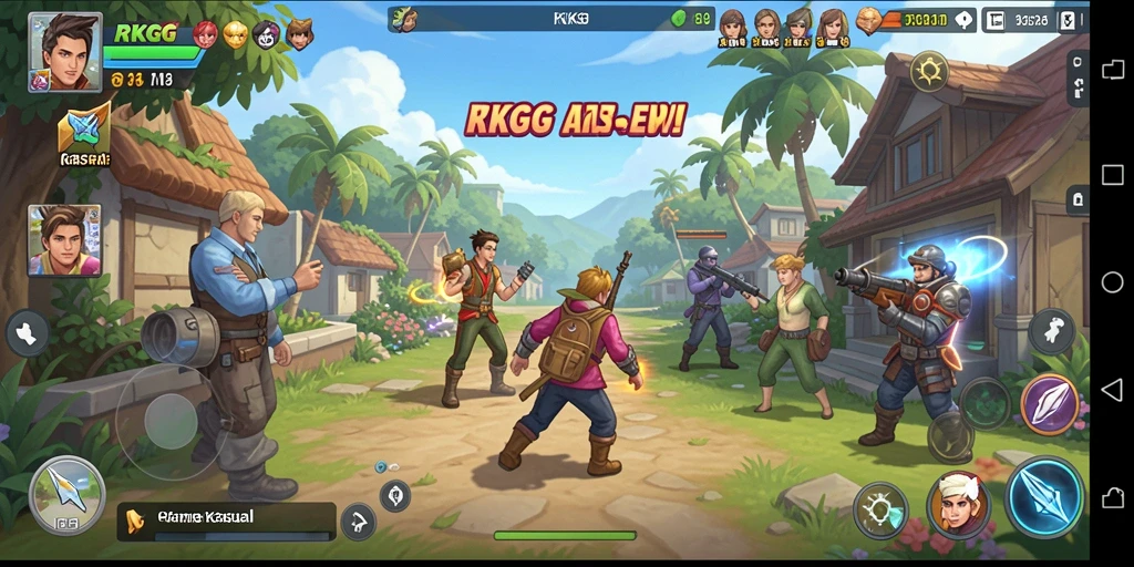 Screenshot utama RKGG menampilkan antarmuka pemain dalam game Kasual yang seru.